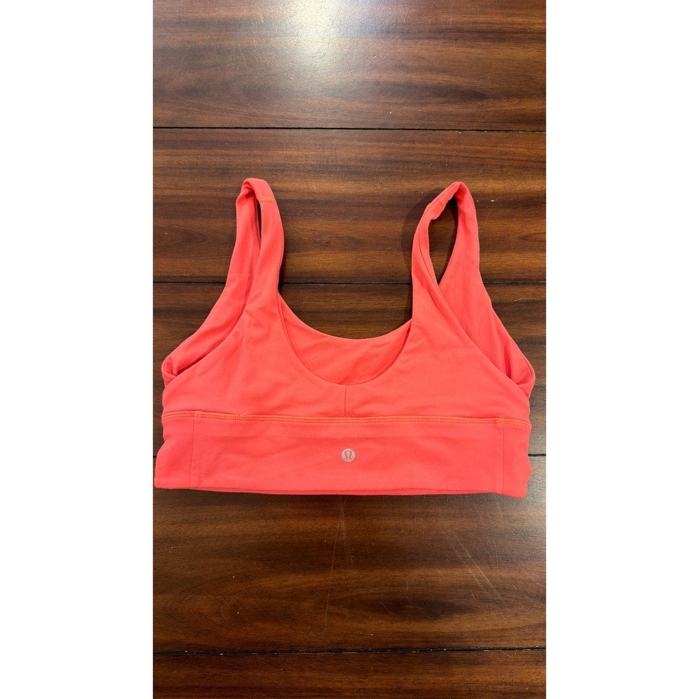 Lululemon Align Reversible Bra Light Support Nulu Coral Pink Size 10 LW2CYOS - Picture 3 of 14